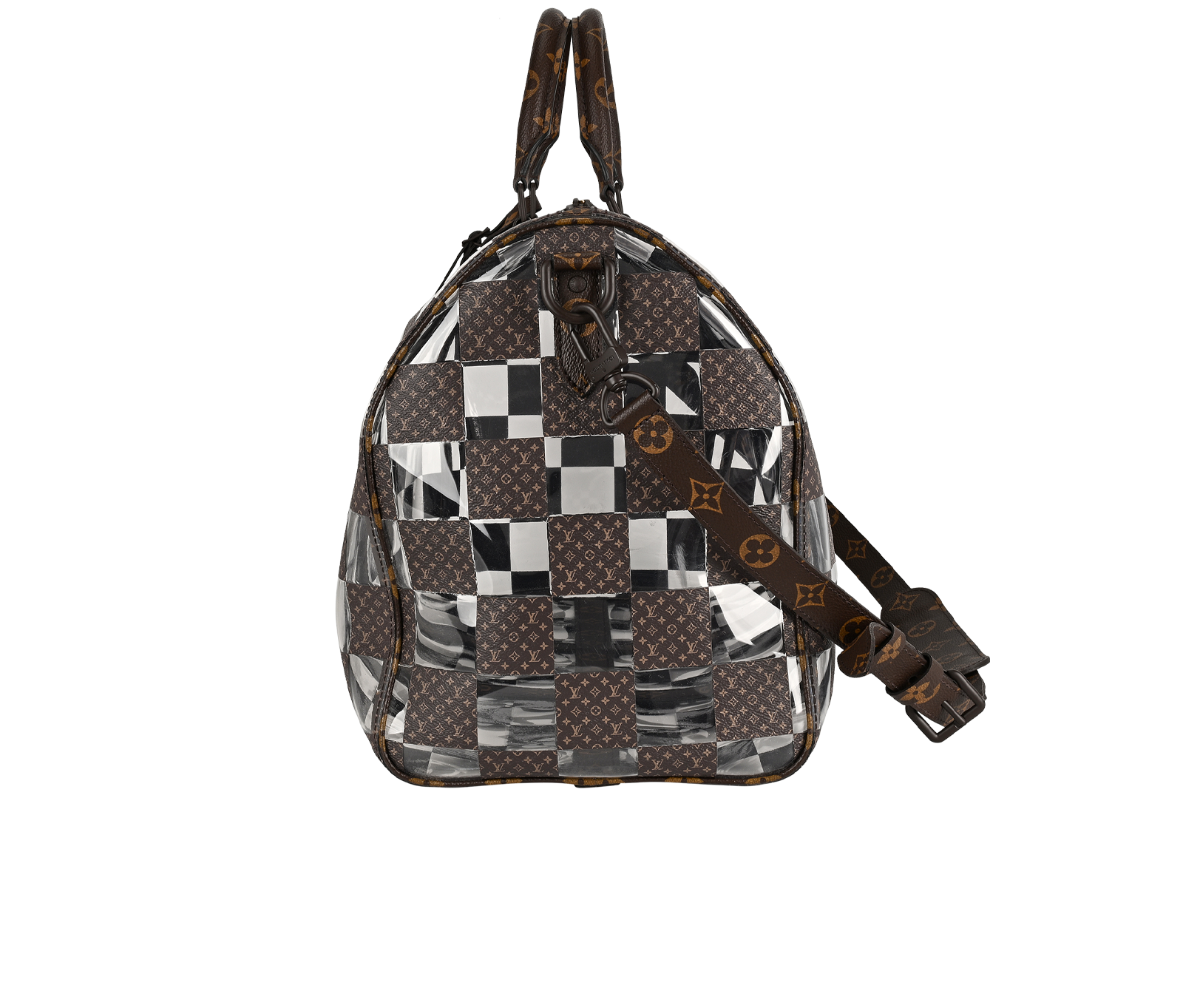 Chess Keepall Bandouliere 50, &pound;1,600, Handbags, Brown, Canvas/PVC, Bottom view